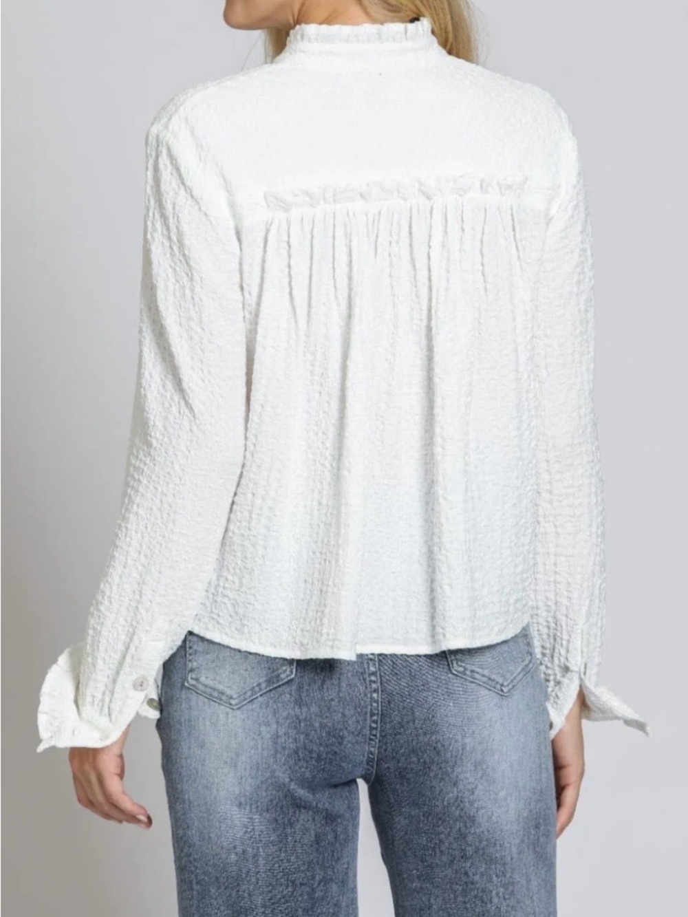AP•NY Ruffle Shirt - Picture 2 of 13